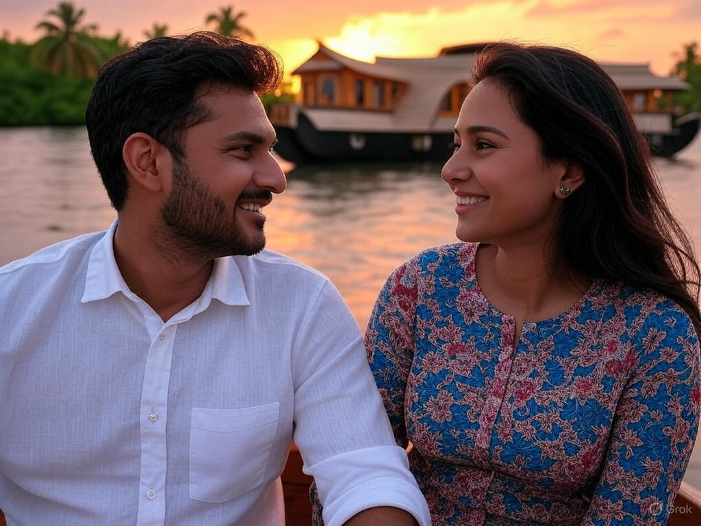 Alleppey Boating Private Moonlit Moments: Deluxe Love Nest Getaway