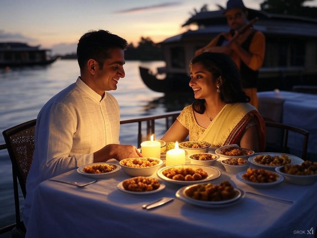Alleppey Boating Bliss by Boat: A Cherished Valentine's Escape